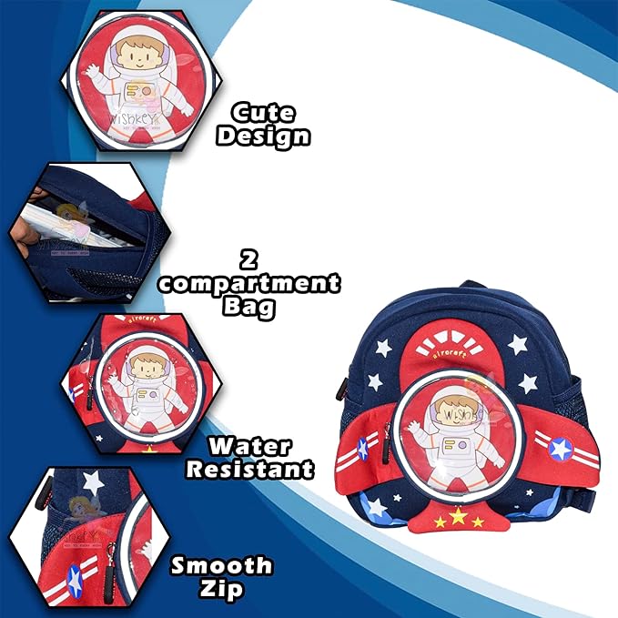 Astronaut Backpack for Kids: Cute space rocket design suitable for girls and boys. Perfect for preschool and early elementary.
www.usmile.toys
