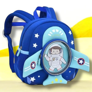 Space Rocket Backpack for Children: Fun cartoon astronaut design with stars. Lightweight and comfortable for daily use.
www.usmile.toys