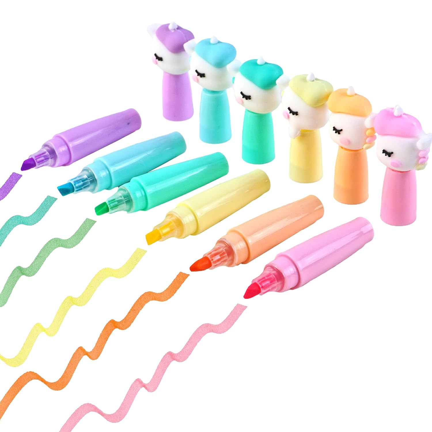 Colorful highlighters and markers set – perfect for school and office use