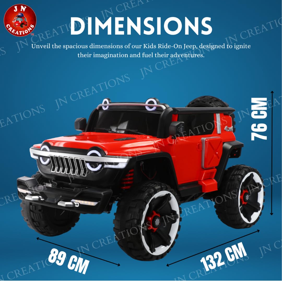 Heavy-duty 12V Battery Operated 4X4 Kids Ride on Jeep, Model WN-1166, in grey with vibrant green accents, featuring a large size and rugged tires for an immersive driving experience.