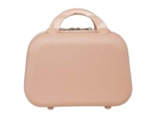 Portable light blue kids travel makeup bag, ideal for little ones to carry their beauty essentials for vacations and sleepovers. www.usmile.toys