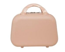 Portable light blue kids travel makeup bag, ideal for little ones to carry their beauty essentials for vacations and sleepovers. www.usmile.toys