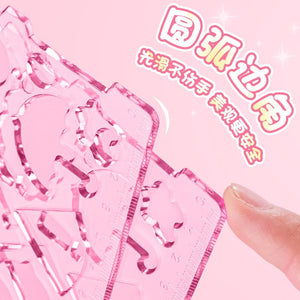 8-in-1 Doodle Buddy Drawing Ruler Set: Collection of stencils and rulers for hand-drawn designs and patterns.
www.usmile.toys