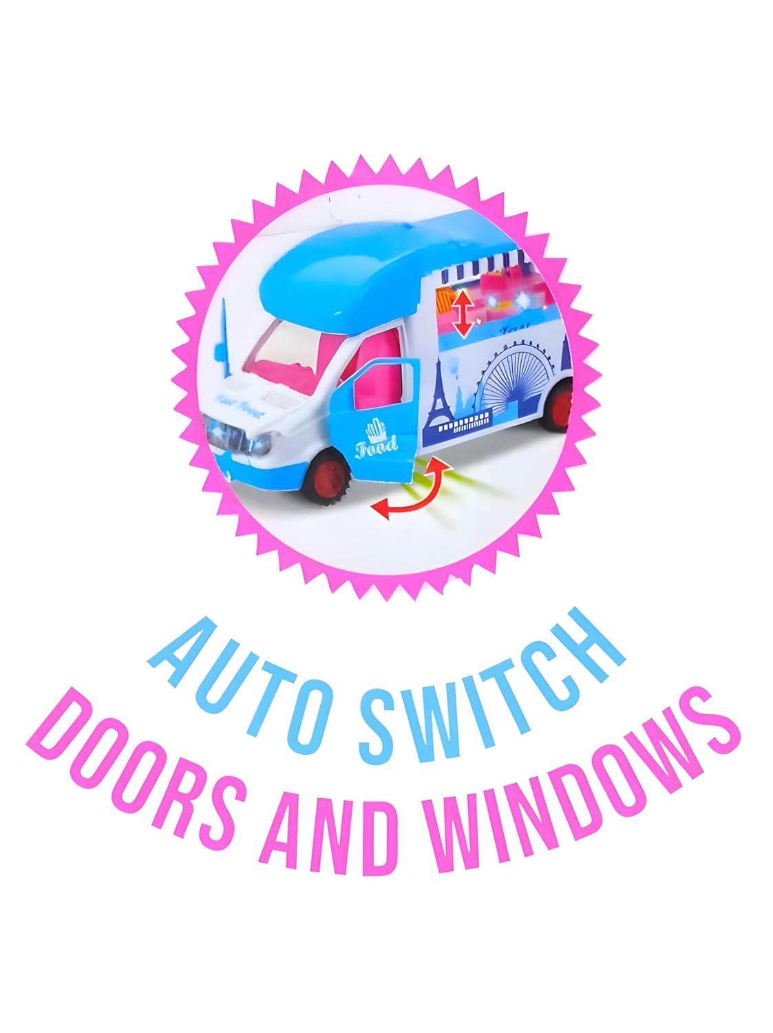 Find fun and educational musical toys at Usmile Toys! Grab this adorable Delicious Food Car toy that lights up and plays music, perfect for creative play.