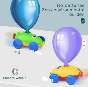 Tower Balloon Pump Car Toy Set | Air Powered Balloon Car for Kids