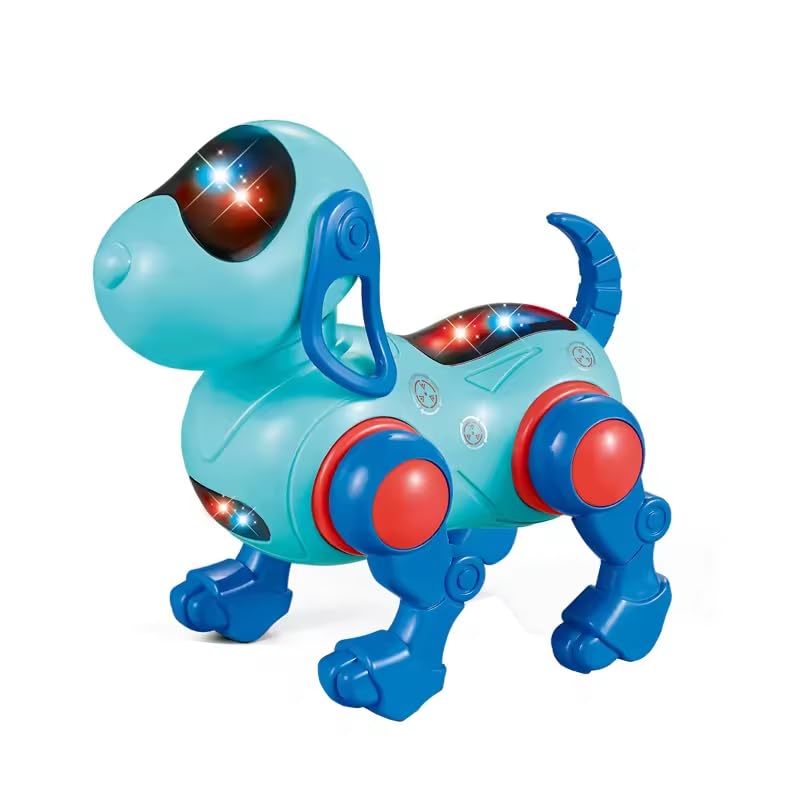 Intelligent Robot Dog Toy for Kids | Interactive Play with Lights and Music