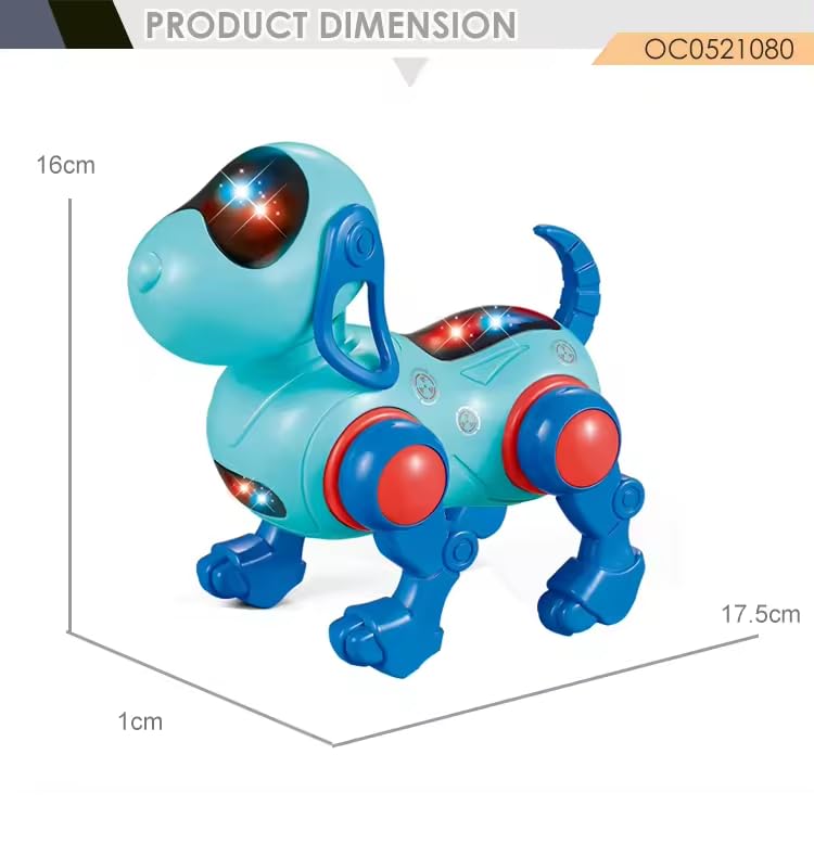 Intelligent Robot Dog Toy for Kids | Interactive Play with Lights and Music