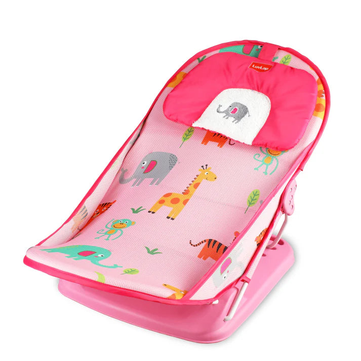 Make bath time fun and safe with the Luvlap Aqua & Jungle Tales Baby Bather, designed with adorable sea creatures to keep your infant comfortable and entertained. Available at uSmile.toys." www.usmile.toys