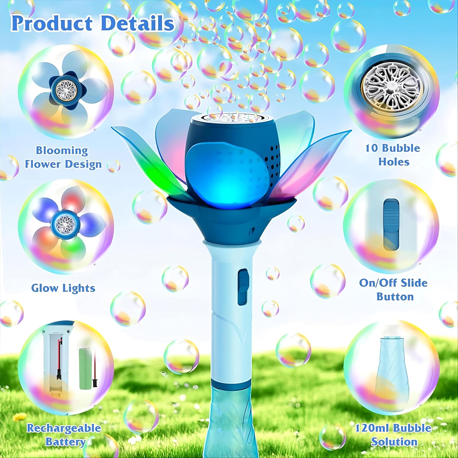 Automatic Bubble Machine | Magic Wand for Kids | Bubble Toy For Kids