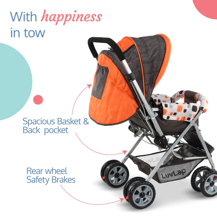 Enjoy sunny strolls with the Luvlap Sunshine Baby Stroller, designed for comfort and convenience, bringing joy to every outing with its vibrant colors. Available at uSmile.toys. www.usmile.toys
