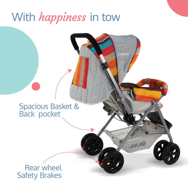 Baby Stroller - Orange Sunshine Theme | uSmile.toys" www.usmile.toys