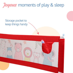 Ensure your child's safety with the Luvlap Comfy Bed Rail Guard, a sturdy and colorful rail featuring friendly animal designs, perfect for transitioning to a big bed. Available at uSmile.toys." www.usmile.toys