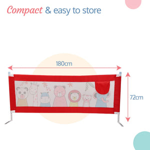 Ensure your child's safety with the Luvlap Comfy Bed Rail Guard, a sturdy and colorful rail featuring friendly animal designs, perfect for transitioning to a big bed. Available at uSmile.toys." www.usmile.toys