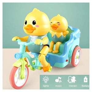 Musical Funny Duck Tricycle for Kids With Light and Music