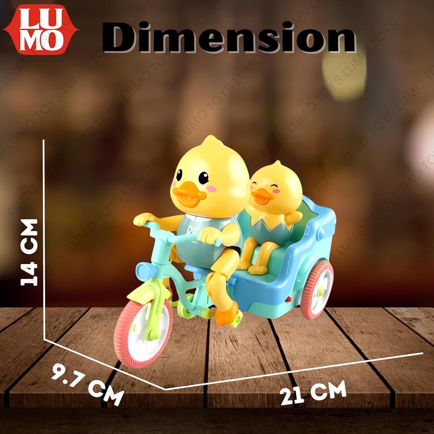 Musical Funny Duck Tricycle for Kids With Light and Music