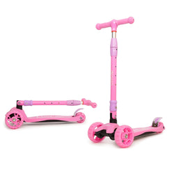 LuvLap Joy Scooter for Kids- Toddler 3-Wheel Kick Scooter with LED Lights