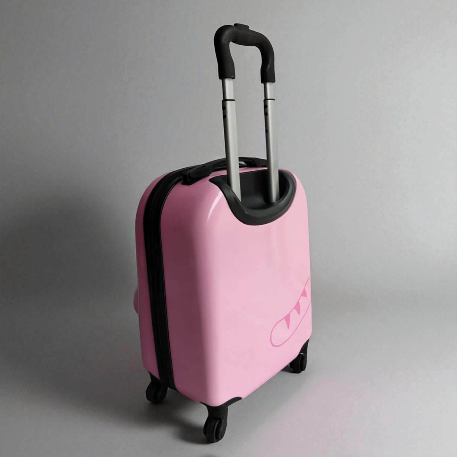 This is highly descriptive, clearly identifying the color, the "cat character," its intended user ("kids"), the product type ("trolley bag"), and the key selling point ("unbreakable design"). It also includes your brand name. This is excellent for specific searches. www.usmile.toys