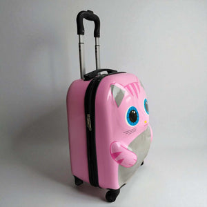 This is highly descriptive, clearly identifying the color, the "cat character," its intended user ("kids"), the product type ("trolley bag"), and the key selling point ("unbreakable design"). It also includes your brand name. This is excellent for specific searches. www.usmile.toys