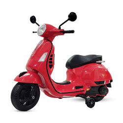 Vespa 12v Battery Operated Rechargeable Ride On Scooter for Girls and Boys