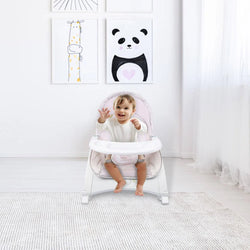 Discover the versatility of the R For Rabbit 3-in-1 Baby Rocker & Bouncer, transitioning from play to feeding and resting with ease, ensuring comfort and engagement for your child. Available at uSmile.toys."www.usmile.toys