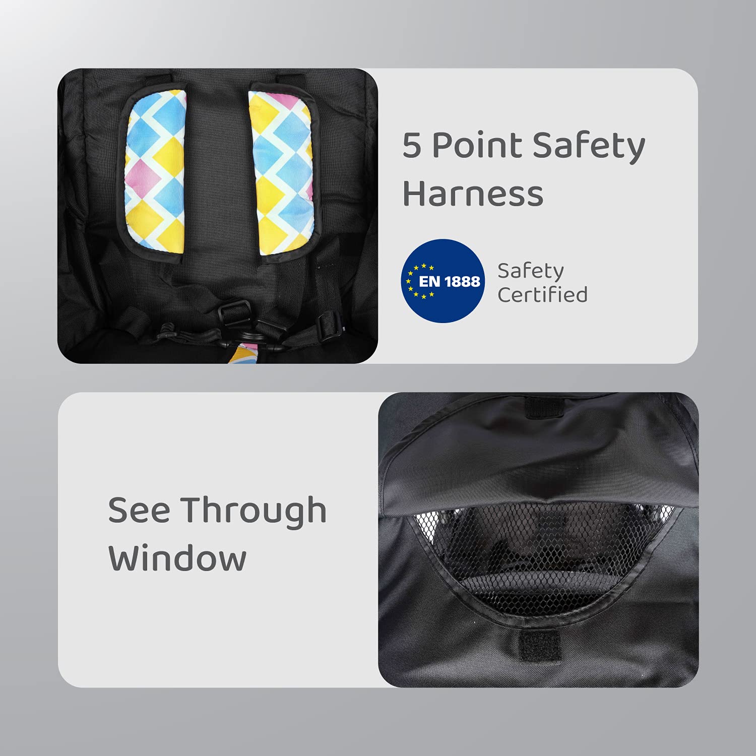 Rainbow R for Rabbit stroller for kids – colorful baby stroller available at www.usmile.toys