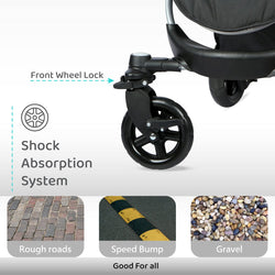 Rainbow R for Rabbit stroller for kids – colorful baby stroller available at www.usmile.toys