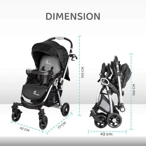 Rainbow R for Rabbit stroller for kids – colorful baby stroller available at www.usmile.toys