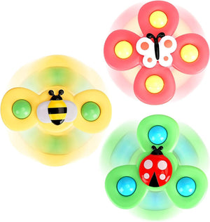 3 PCS Insect Suction Cup Bath Toy for Baby Boys Girls