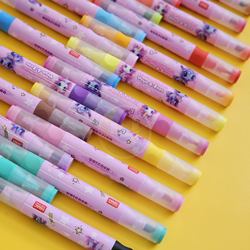 Unicorn-themed art markers, set of 24 washable colors, featuring Yoyo & Zozo characters, in a storage case. www.usmile.toys