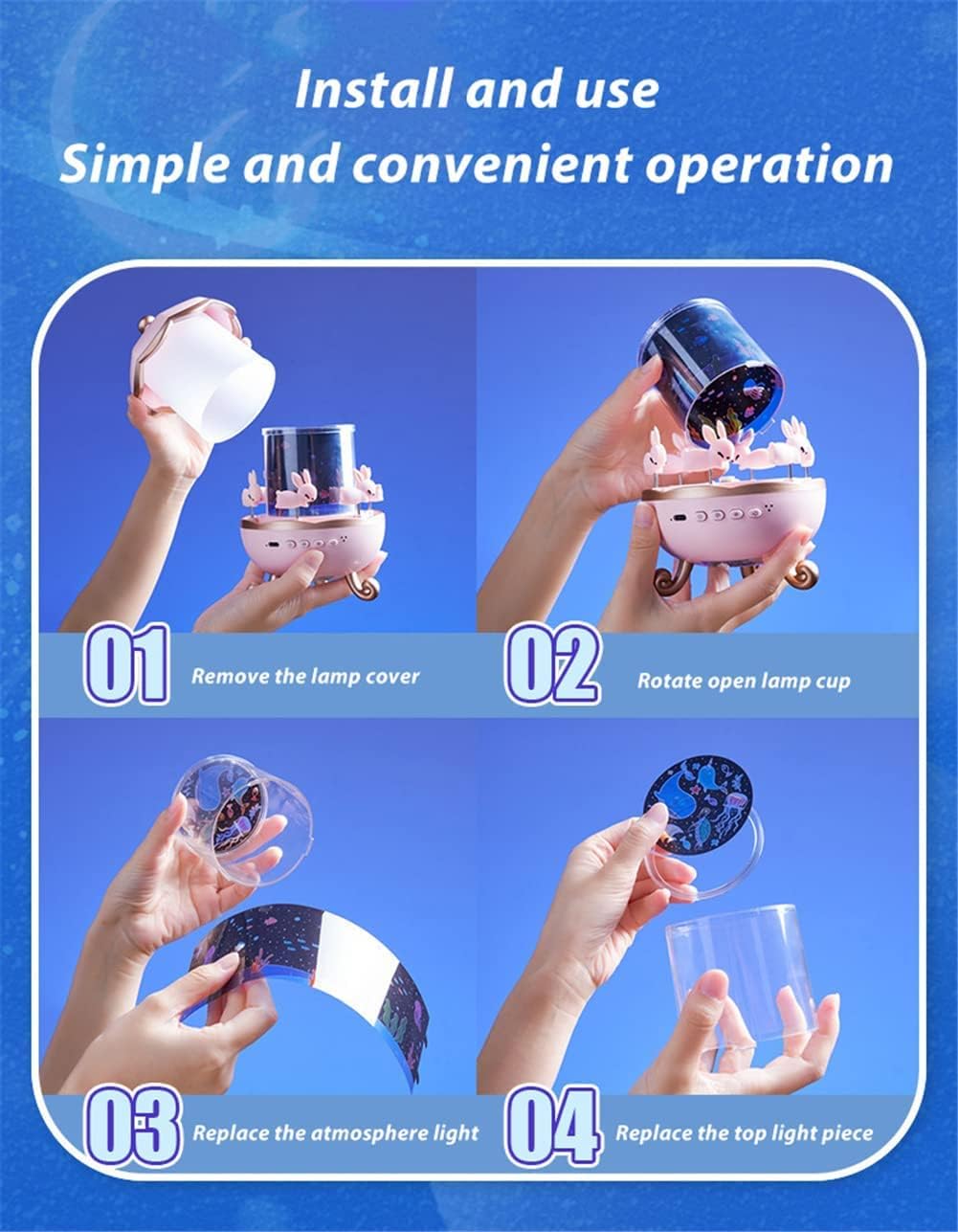 Shop this adorable children's night light and more room decorations at Usmile Toys www.usmile.toys.
