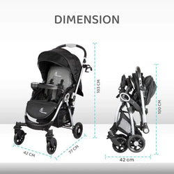 R For Rabbit Baby Stroller - Chocolate Ride