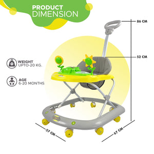 Activity walker for babies, the Dash Butterfly model, offering interactive toys and a comfortable seat for early development. www.usmile.toys