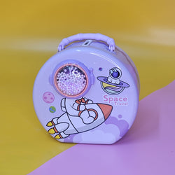 Space-Themed Metal Money Box with Lock & Key – Cute Astronaut & UFO Design Piggy Bank for Kids | Secure & Durable Savings Box with Transparent Coin Window | Ideal Return Gift for Birthdays, Parties & Special Occasions | Fun & Educational Gift for Children to Learn Money-Saving Habits | Available in Multiple Colors | Shop Now at www.usmile.toys