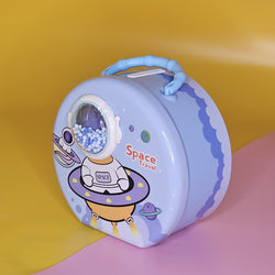 Space-Themed Metal Money Box with Lock & Key – Cute Astronaut & UFO Design Piggy Bank for Kids | Secure & Durable Savings Box with Transparent Coin Window | Ideal Return Gift for Birthdays, Parties & Special Occasions | Fun & Educational Gift for Children to Learn Money-Saving Habits | Available in Multiple Colors | Shop Now at www.usmile.toys