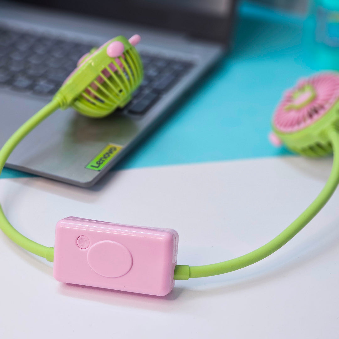 Usmile® hands-free neck fan: cute, cool, and convenient in assorted colors.
Shop this portable personal fan and more at www.usmile.toys.