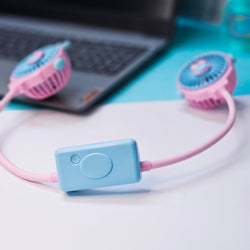Usmile® hands-free neck fan: cute, cool, and convenient in assorted colors.
Shop this portable personal fan and more at www.usmile.toys.