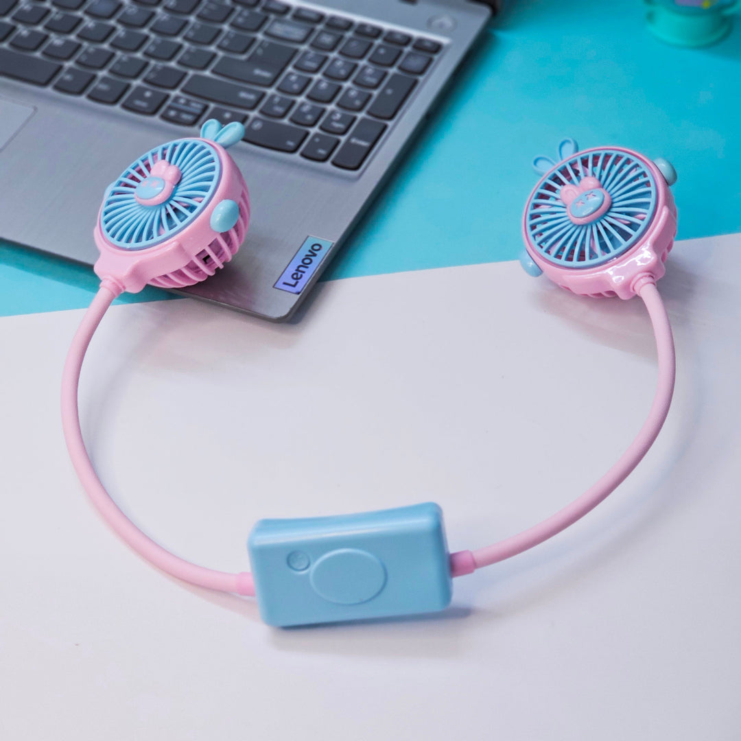 Usmile® hands-free neck fan: cute, cool, and convenient in assorted colors.
Shop this portable personal fan and more at www.usmile.toys.