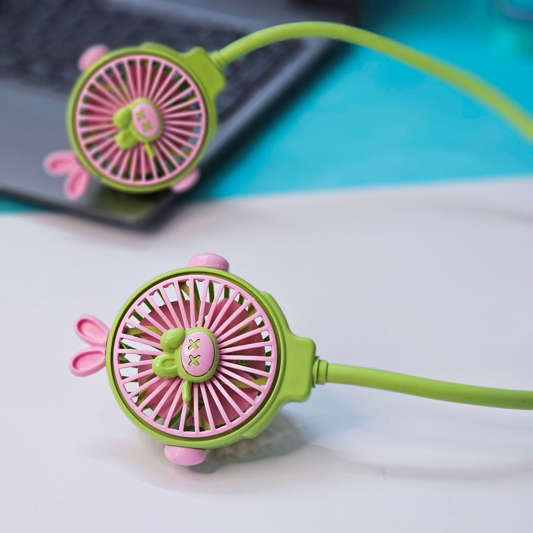 Usmile® hands-free neck fan: cute, cool, and convenient in assorted colors.
Shop this portable personal fan and more at www.usmile.toys.