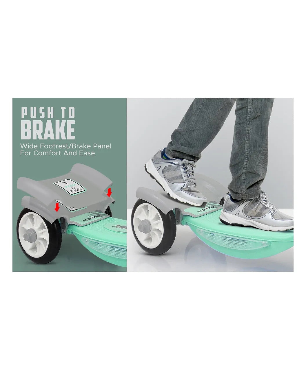 Usmile Toys Dash Noddy scooter for children, designed for stability with 3 wheels, perfect for outdoor play www.usmile.toys