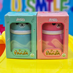After Bath Puff - Cartoon Bear Powder Puff Case For Kids