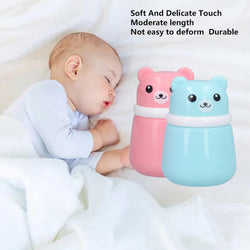 After Bath Puff - Cartoon Bear Powder Puff Case For Kids