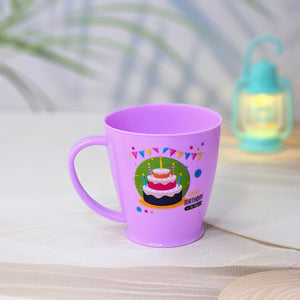 Colourful toddler mealtime set from Usmile Toys featuring a vibrant unicorn cartoon plate, matching cup, and small spoon and fork. www.usmile.toys