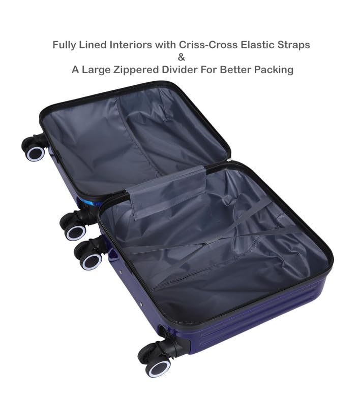 Premium blue kids luggage with 3D astronaut space design, durable trolley bag with wheels and extendable handle for travel. www.usmile.toys