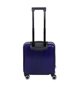 Kids space-themed 3D trolley suitcase with astronaut playing guitar www.usmile.toys