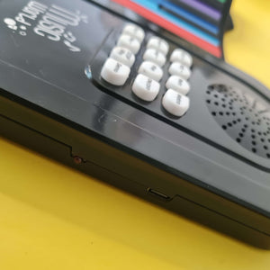 Image showing a 25-key silicone foldable hand roll piano, an electronic music toy perfect for children's learning and portable entertainment from U Smile Toys." www.usmile.toys