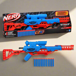 Nerf Alpha Strike Wolf Blaster with Targeting Scope - 12 Nerf Darts