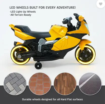 Mini Ninja Super Rechargeable Bike (1.5 to 3yrs) Bike Battery Operated Ride On 