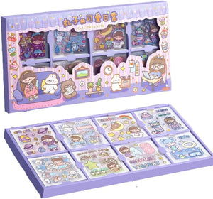 They accurately describe the product's quantity, material, transparency, and the cute "Daily Life" theme with characters and scenes. www.usmile.toys