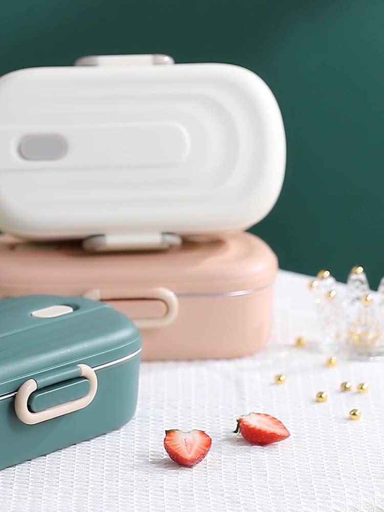 Stainless steel two-compartment lunch box for kids, leakproof and reusable, perfect for packing school meals.
www.usmile.toys