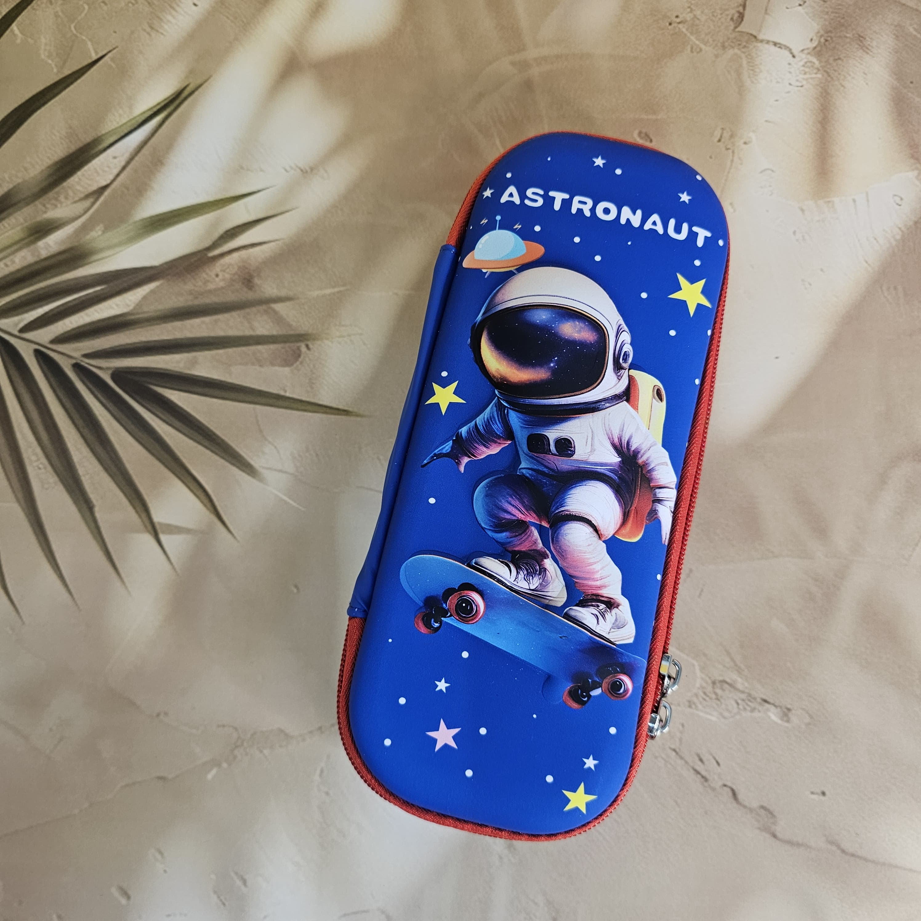 3D Space Astronaut Theme Pencil Case for Kids - Trendy & Durable School Essential | Perfect Return Gift for Birthdays, Parties & Special Occasions | Stylish Stationery Organizer for Students | Available at www.usmile.toys